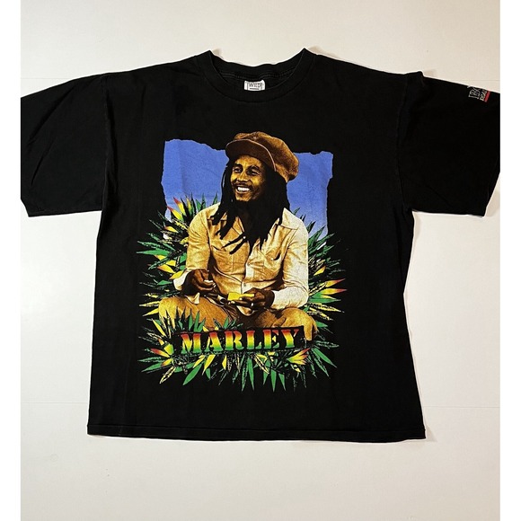 Silver edition Other - Vintage Bob Marley 1993 Herb Rap T-shirt Size XL Single Stitch Wild Oats Tag